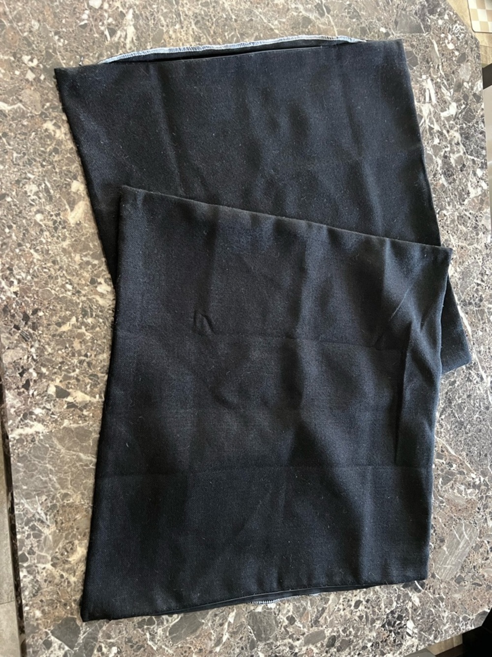 Black Chenille Throw Pillow Cases
